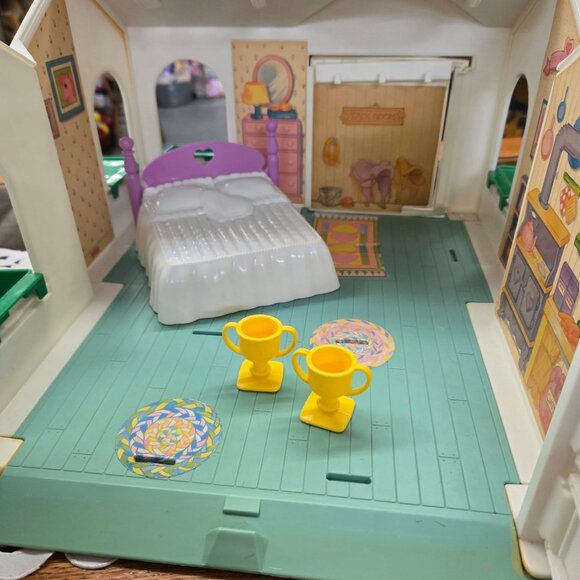 Hasbro Other - 💜 sweet vintage G-1 MLP 1980's MY LITTLE PONY STABLE playset 💜